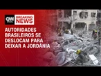 Autoridades brasileiros se deslocam para deixar a Jordânia | CNN 360º