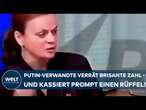 UKRAINE-KRIEG: Auch das noch! Putin-Verwandte verrät brisante Zahl - und kassiert einen Rüffel!