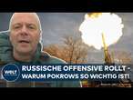 PUTINS KRIEG: Ukrainische Ostfront wackelt - Ziel des Russensturms die Schlüsselstellung Pokrowsk