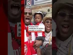 Arsenal celebrate Premier League win with open-top bus parade through north-London #BBCNews