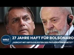 BRASILIEN: 27 Jahre! Politisch motivierte Haftstrafe Bolsonaro? – "Gericht einseitig ausgerichtet!"