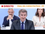 FEIJÓO censura el "MITIN" de SÁNCHEZ en MONCLOA: No se puede gobernar sin "vergüenza"