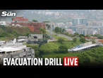 LIVE: US conducts air evacuation drill in Venezuela