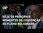 Choro, dança com Milei, Bolsonaro de IA e Michelle: veja principais momentos da convenção de Flávio