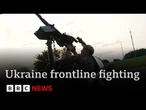 BBC frontline report: Ukrainian troops in action against Russian drone attacks | BBC News