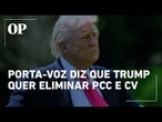 Porta-voz dos EUA afirma que Trump está “atuando para eliminar” CV e PCC do Brasil
