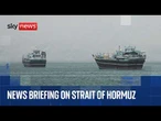 International Maritime Organisation holds briefing on Strait of Hormuz
