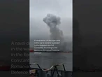 Naval drone explodes in Romanian port