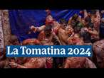 La localidad española de Buñol celebra su mundialmente conocida Tomatina