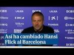 Así ha cambiado por completo Hansi Flick al Barcelona