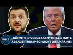 PUTINS KRIEG: "Könnt ihr vergessen!" Knallharte Absage! Mit dieser Aussage schockt Trump die Ukraine