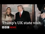 LIVE: King Charles is hosting a state banquet at Windsor for US President Trump’s visit | BBC News