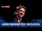 Labour Party conference 2025 | Emma Reynolds and Ed Miliband to speak on final day