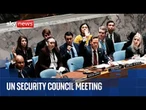 UN Security Council holds meeting on Middle East conflict