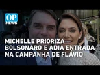 Michelle adia apoio a Flávio Bolsonaro e prioriza falar sobre a saúde de Jair Bolsonaro | OP News