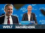 AFD-PARTEITAG: Annäherung zu Höcke? Alice Weidel stimmt Partei auf radikaleren Kurs ein | STREAM