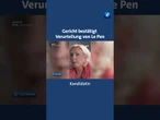 Verurteilung der französischen Politikerin #lepen bestätigt. #tagesschau #nachrichten #news #urteil