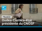 L'ancienne ministre Oudéa-Castéra élue présidente du comité olympique français • FRANCE 24