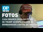 Casa Branca divulga fotos de Trump acompanhando os bombardeios contra os Houthis | O POVO NEWS