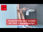 Wasser oder Wischen: Was der Po wirklich braucht