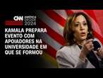 Kamala prepara evento com apoiadores na universidade em que se formou | CNN Arena