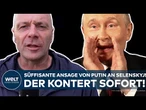 UKRAINE-KRIEG: Süffisante Ansage von Putin an Selenskyj! Doch der kontert sofort und legt sogar nach