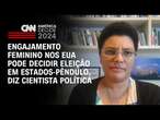 Engajamento feminino nos EUA pode decidir eleição em estados-pêndulo, diz cientista política | WW