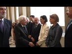 Arianna Fontana regala una medaglia olimpica a Mattarella al Quirinale per il 2 Giugno