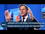 NATO-GIPFEL: "Alle Verbündeten sind sich einig!" Generalsekretär Mark Rutte zufrieden nach Tag eins