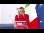 Meloni: Governo intende combattere traffico di migranti con ogni mezzo