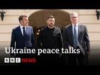 Ukraine's European allies say Kyiv must be in peace talks as US and Russia hold meeting | BBC News