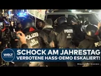 KRAWALLE IN BERLIN: Verbotene Demo am Jahrestag des Hamas-Angriffs – Polizei stoppt Israel-Hasser!