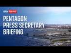 Watch live: Pentagon Press Secretary briefs the media