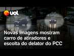 Vídeo mostra carro com atiradores dando voltas no aeroporto antes de matarem delator do PCC