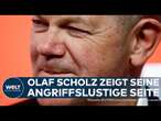 OLAF SCHOLZ: Kühler Stratege oder Kämpfer? Ungewohnt angriffslustig war der SPD-Kanzler im Wahlkampf