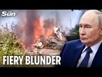 Humiliating moment Putin’s giant new AI war drone smashes into RUSSIAN house