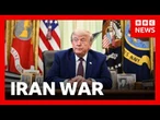 Donald Trump hits back at ‘unpatriotic' vote after House rebukes him over Iran | BBC News