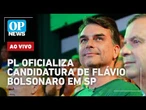 AO VIVO | Convenção de Flávio Bolsonaro: ato oficializa candidatura do PL à Presidência; acompanhe