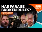 Who is the fraudster who paid for Farage’s security? | BBC Newscast