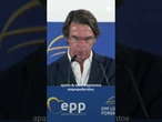 Aznar tras el aval a la amnistía: "La agresión sediciosa al derecho no debe quedar impune" #shorts