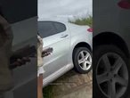 Motorista cai em barranco durante baliza e nem percebe situação do carro