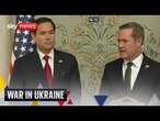 Rubio holds news conference after US and Ukraine talks in Saudi Arabia