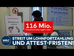 FEHLZEITEN AUF REKORDNIVEAU: Attest erst ab Tag vier? Lockerungen bei Krankschreibungen gefordert!