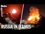 Oil depot EXPLODES as Ukraine launches major strike on Russian city of Sochi