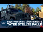 IDAHO: Zwei Tote nach Angriff auf Feuerwehr – Täter stellte Einsatzkräfte eine Falle