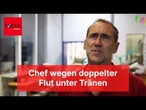 Firmenchef kämpft mit Tränen: Stickerei in Fürth innerhalb weniger Tage zweimal überflutet