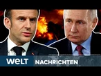 PUTINS KRIEG: NATO-Soldaten in die Ukraine? Macron-Hammer löst Erdbeben in Europa aus! I WELT STREAM