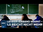 ABITUR: Lehrerverband warnt vor Noteninflation – Warum selbst die Note 1,0 oft nicht mehr reicht