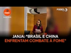 Janja: "Brasil e China enfrentam de frente o combate à fome"