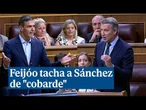 Rifirrafe entre Feijóo y Sánchez por la corrupción: de "cobarde" a "Torquemada" en un intenso pleno